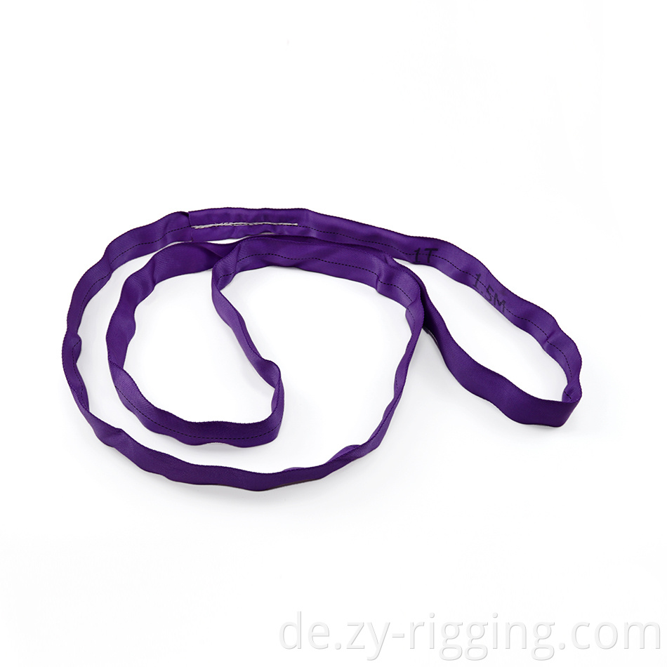 Round Tubular Webbing Sling For Lifting